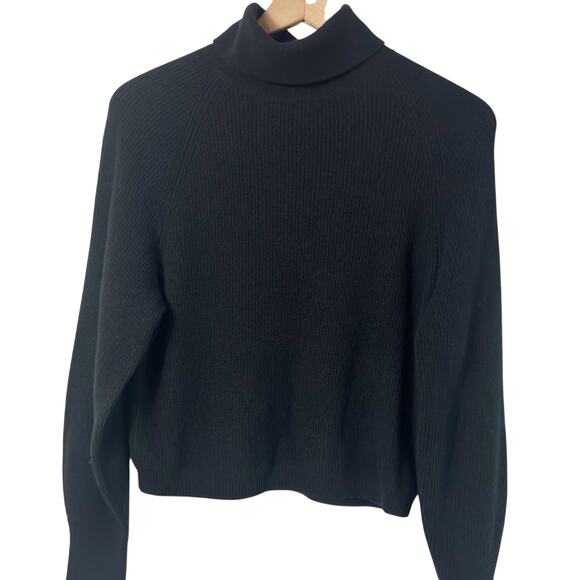 LOS ANGELES ATELIER & OTHER STORIES BLACK LONG SLEEVE WOMEN PULLOVER SWEATER XS - Picture 1 of 4